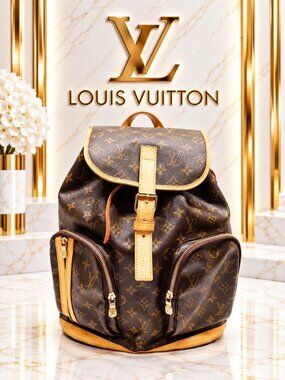 Authentic Louis Vuitton Sac a Dos Bosphore Monogram Canvas Backpack Vintage LV